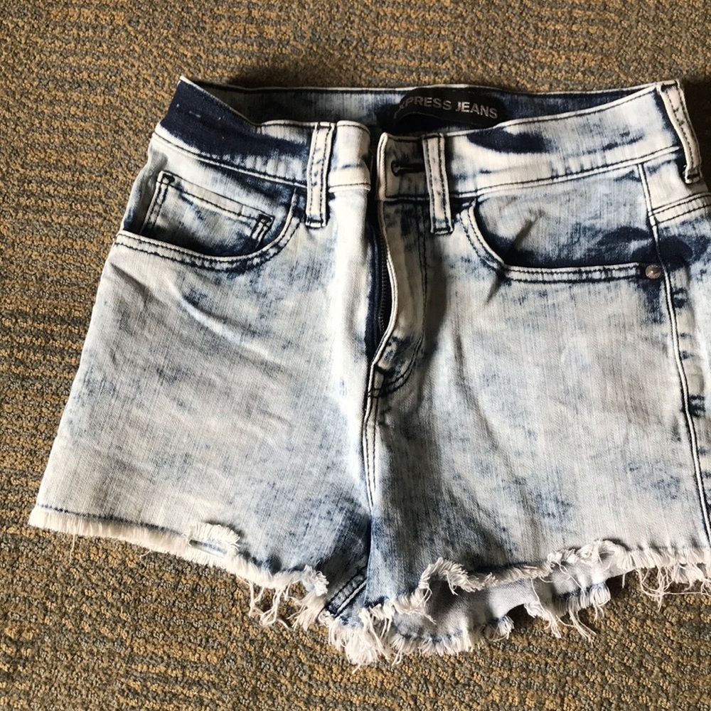 Denim shorts